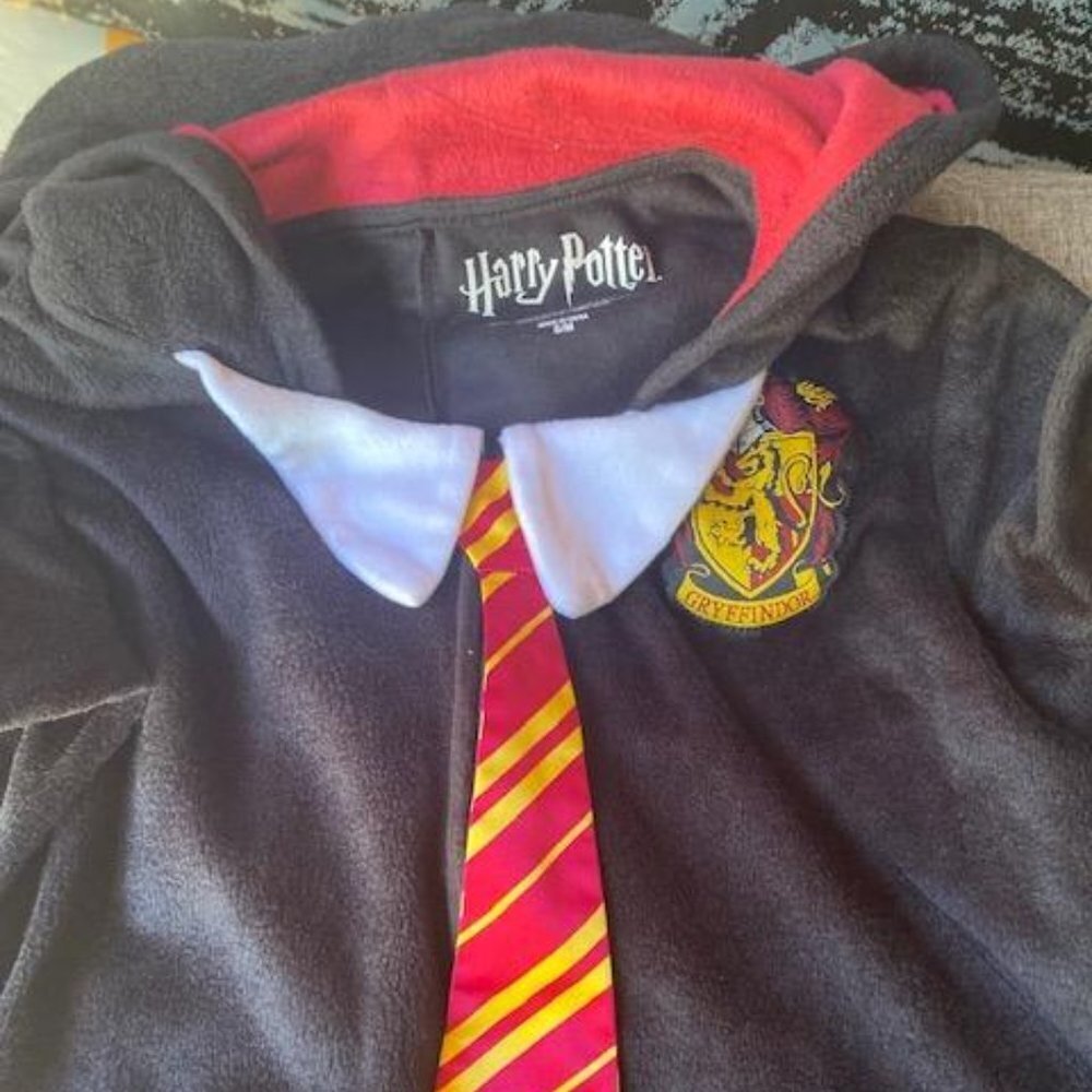 Harry Potter Fleece Romper w/Pockets, Size Small